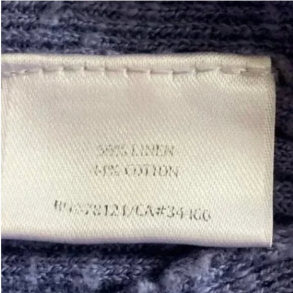 Eileen Fisher Women's Linen Blend Fly Away Cardigan Purple Size Medium - Picture 6 of 7